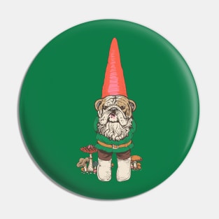 English Bulldog Gnomie Pin