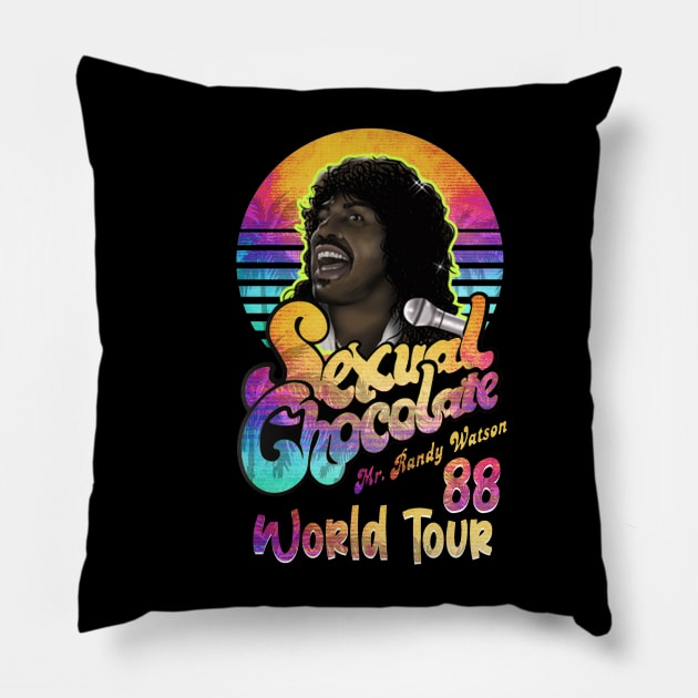 Randy Watson 88 Pillow by Quadra^Maniac