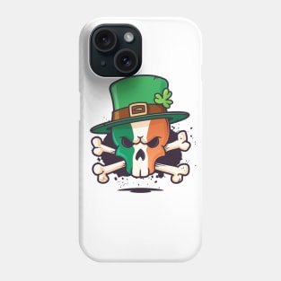 Irish Leprechaun Skull Phone Case