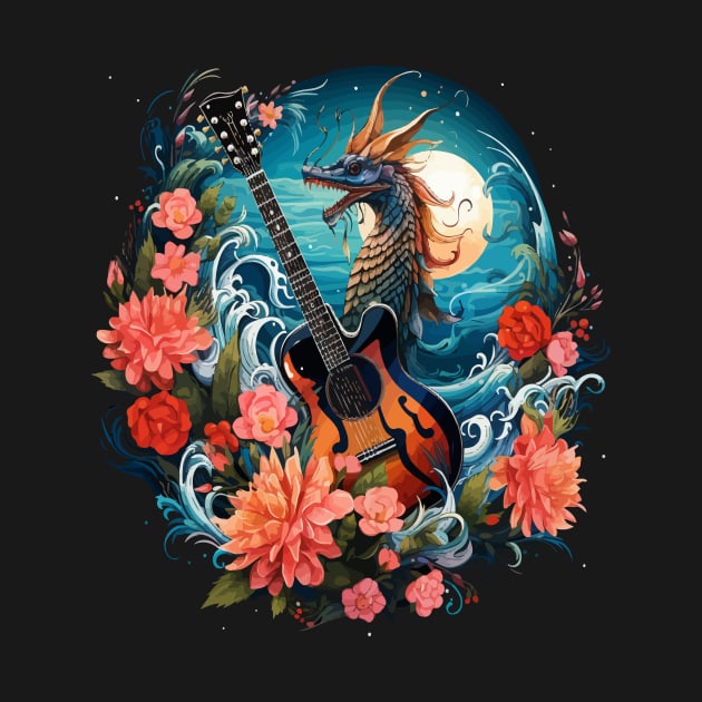 Blue Shrimp Playing Guitar by JH Mart