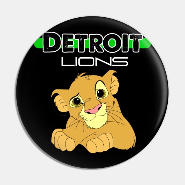 Detroit Lions Pin by Farhan S