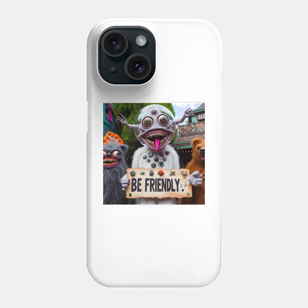 Be friendly Phone Case by Dead Galaxy