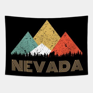 Secret Sasquatch Hidden Retro Nevada with Hiding Bigfoot Tapestry