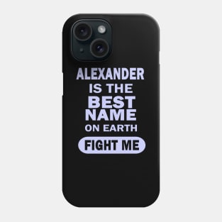 Alexander men boys name birthday Phone Case