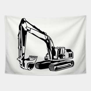 Excavator Tapestry