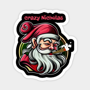 Crazy Nicholas Magnet