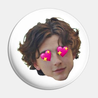 Thimotée Chalamet - eyes in heart Pin