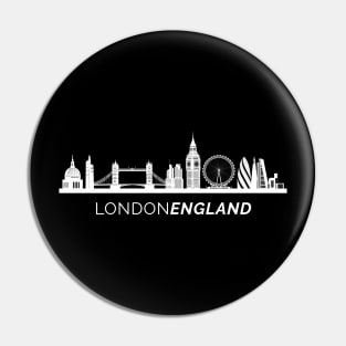 London City Skyline Pin