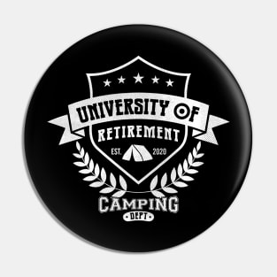 University of retirement camping department 2020 Pin