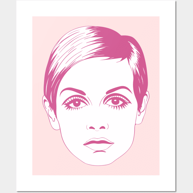 Twiggy Framed Art Prints