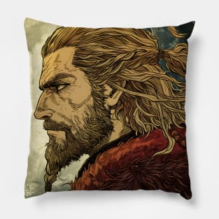 Saga of the Norse: Viking Exploration, Epic Tales, and Anime-Manga Heritage in Vinland Saga Art Pillow