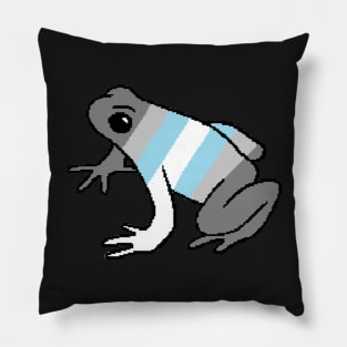 Pixel Demiboy Frog Pillow