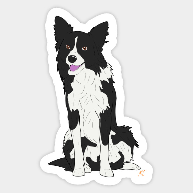 Border Collie Border Collie Sticker Teepublic