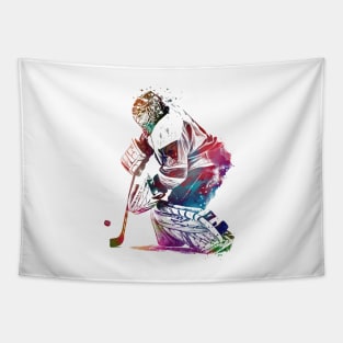 Hockey player #hockey #sport Tapestry