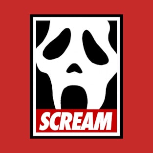 SCREAM GRAFFITI STREET POSTER PARODY T-Shirt