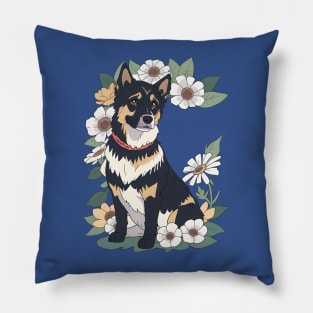 Floral Shepherd Serenade Pillow