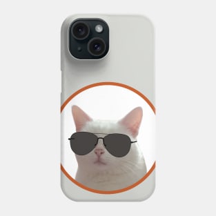 Kitten wearing aviator sunglasses Phone Case