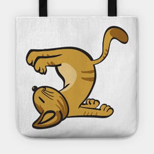 Cat In Different Yoga Poses Tote