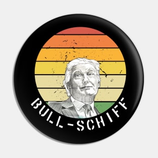 BULL SCHIFF trump Pin