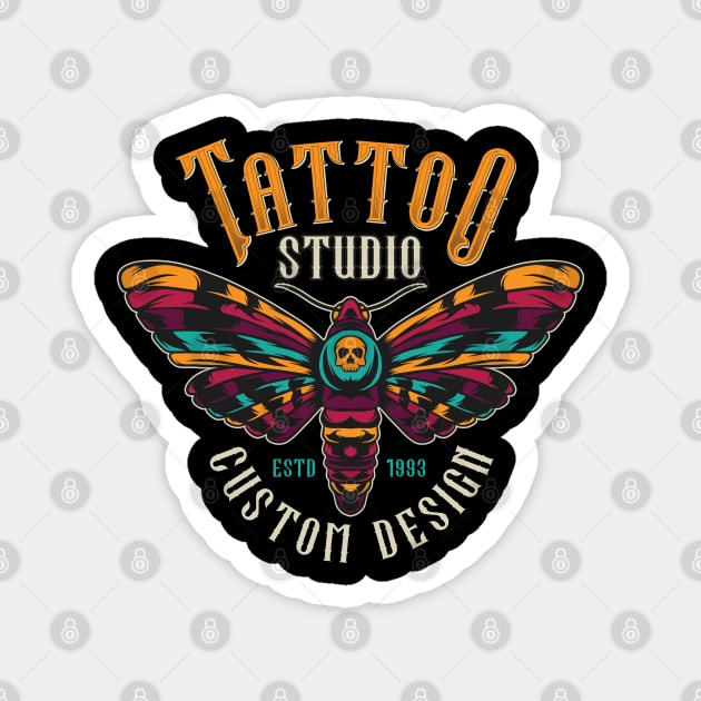 Tattoo Studio 1993 Custom Design Magnet by Verboten