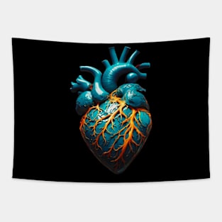 Vinyl Heart Tapestry