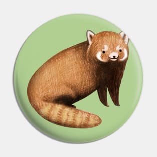 Red Panda Pin