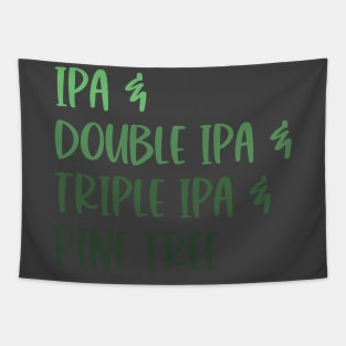 IPA Beer List Tapestry