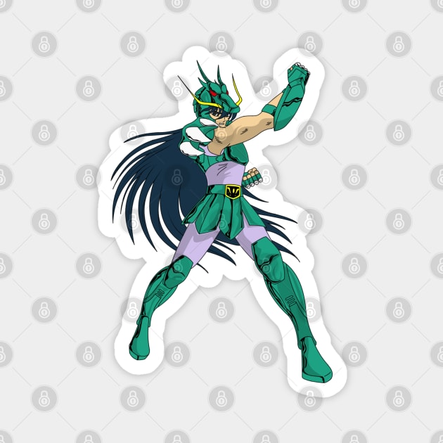 Saint Seiya - Shiryu Dragon Magnet by Nykos