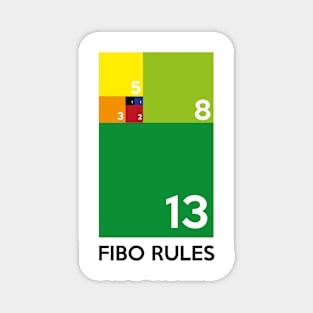 Fibo rules Magnet