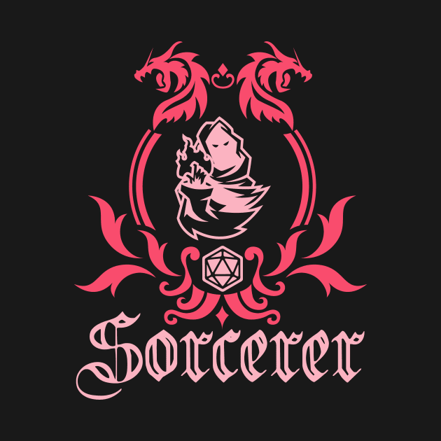 D&D Sorcerer Simple Class Emblem by Sunburst