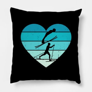 I Like Nordic Combined Cross-country Skiing Ski Pillow