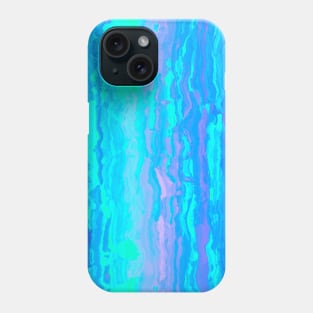 Blue Abstract Pattern Phone Case