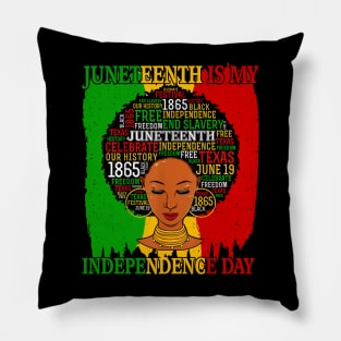 Juneteenth Tshirt Women Juneteenth Shirts For Women Afro Pillow