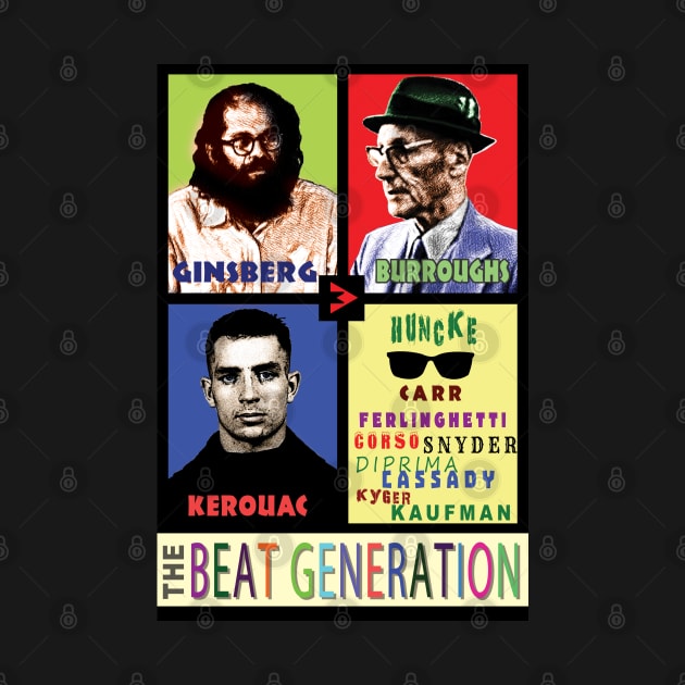 Ginsberg, Burroughs, Kerouac, and the Beat Generation by Exile Kings 