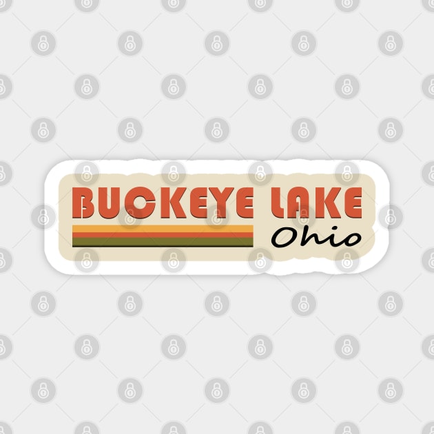 Buckeye Lake Ohio Magnet by Alexander Luminova