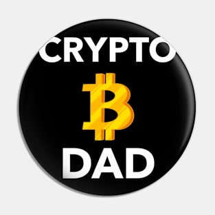 Crypto Dad Bitcoin - cryptocurrency inspired Pin