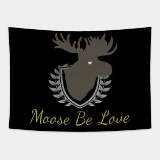 Moose Lovers Design Tapestry