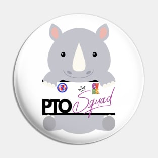 CVHS PTO SQUAD. BABY RHINO DESIGN Pin