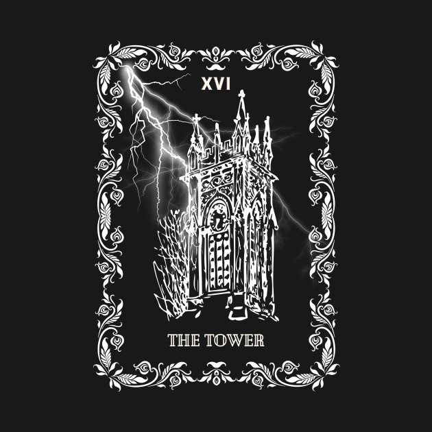 The Tower, Tarot card by sirazgar