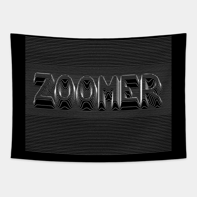 Zoomer Lines Tapestry by wookiemike