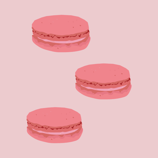 Pink Macarons by SarahTheLuna