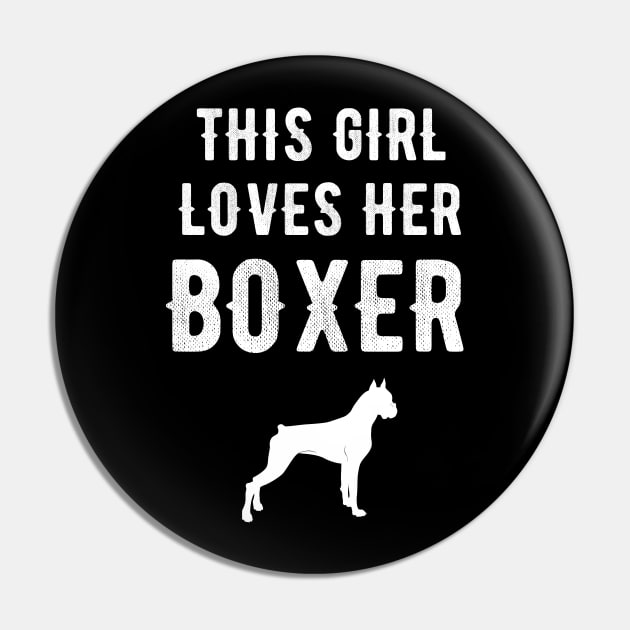 This girl loves her boxer Pin by captainmood