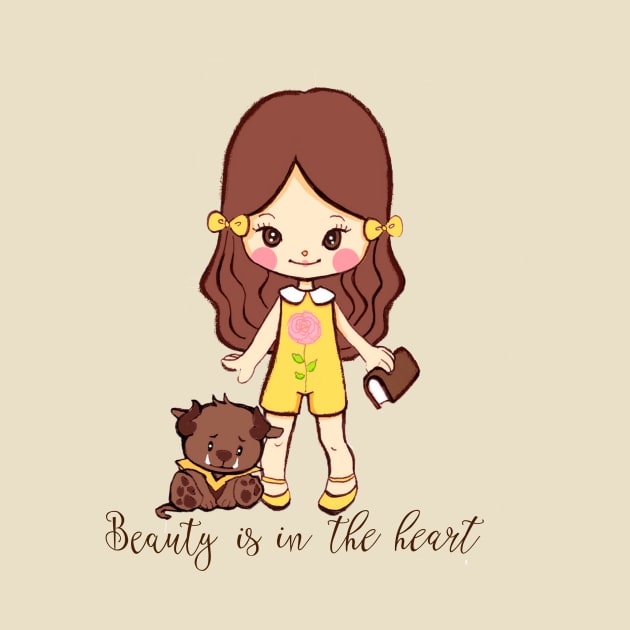 Belle and the beast baby by mapetitepoupee