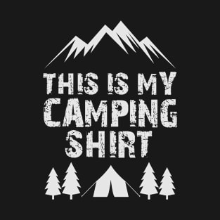 Funny This Is My Camping design T-Shirt