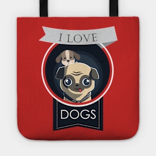 I Love Dogs Tote