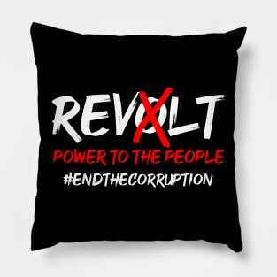 Revolt Power to the People Pillow