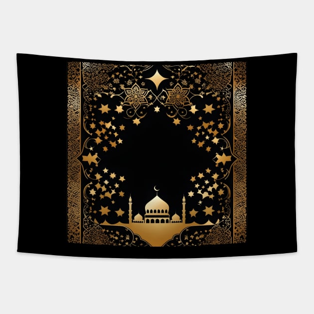 Islamic mosque art Tapestry by Spaceboyishere