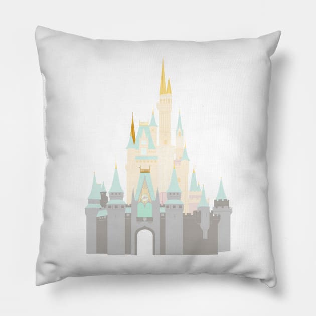 Castle 1 Pillow by littlemoondance