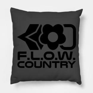 F.L.O.W. Country Logo (comic) Pillow