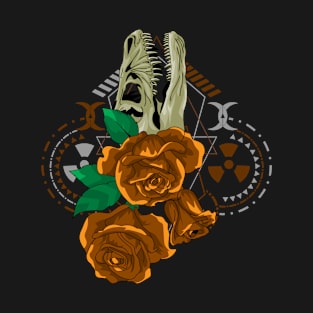 skull rose awesome gift T-Shirt